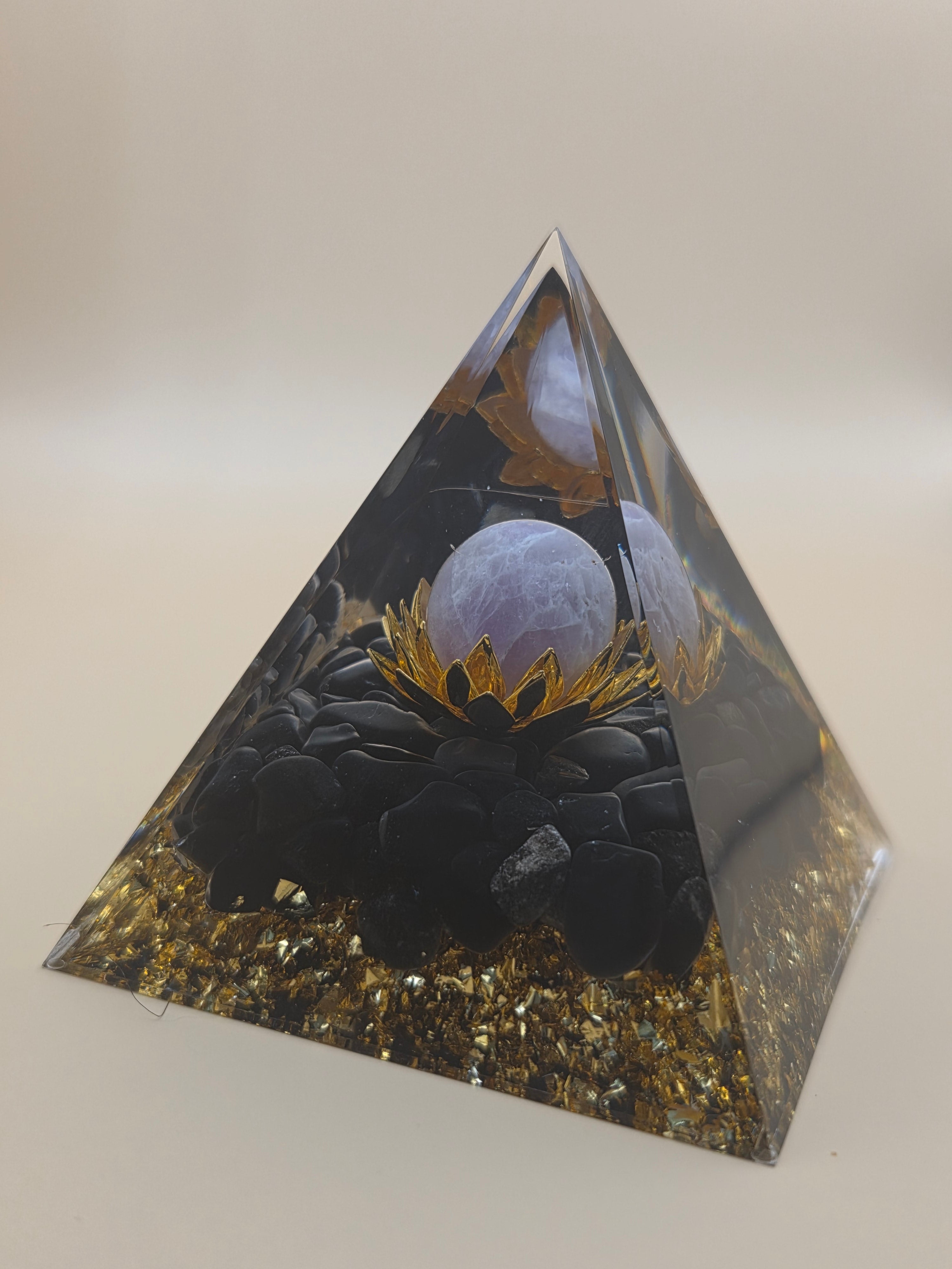LOTUS AMETHYSTE/OBSIDIENNE